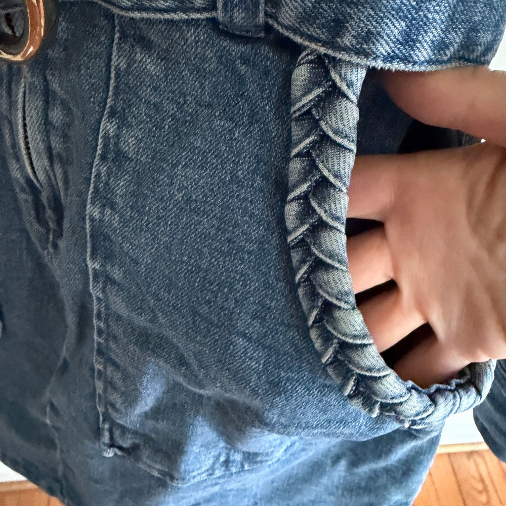 Show Me Your MuMu Outlaw Blue Denim Dress - Picture 3 of 5